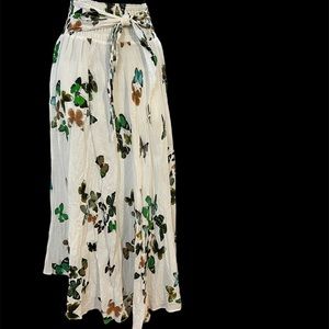 Boho Butterfly Cotton Skirt**